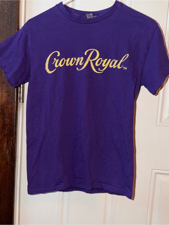 crown royal Other - Crown Royal Men's Logo Graphic T-Shirt Purple Cotton Crew Neck Short Sleeve S